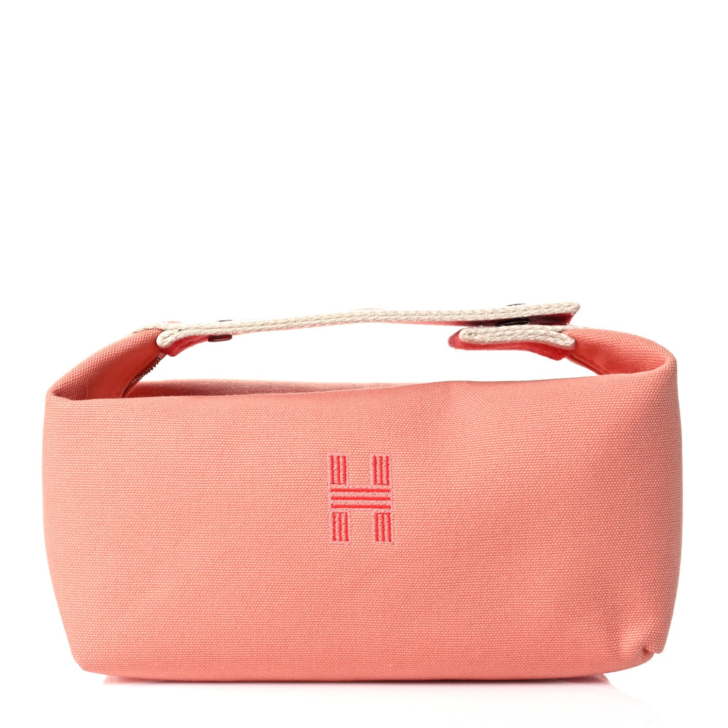 Hermes Canvas Small Bride-A-Brac Pouch Goyave 1 of 10