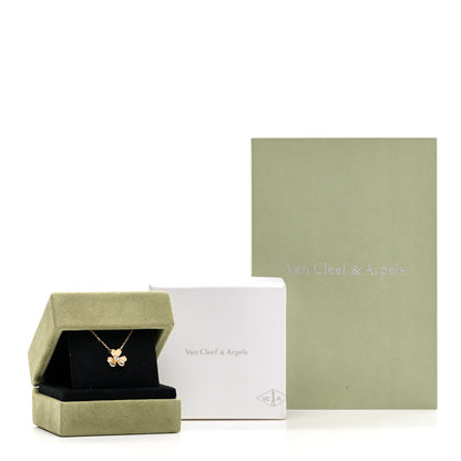 Van Cleef & Arpels 18K Yellow Gold Diamond Mini Frivole Pendant Necklace 6 of 6