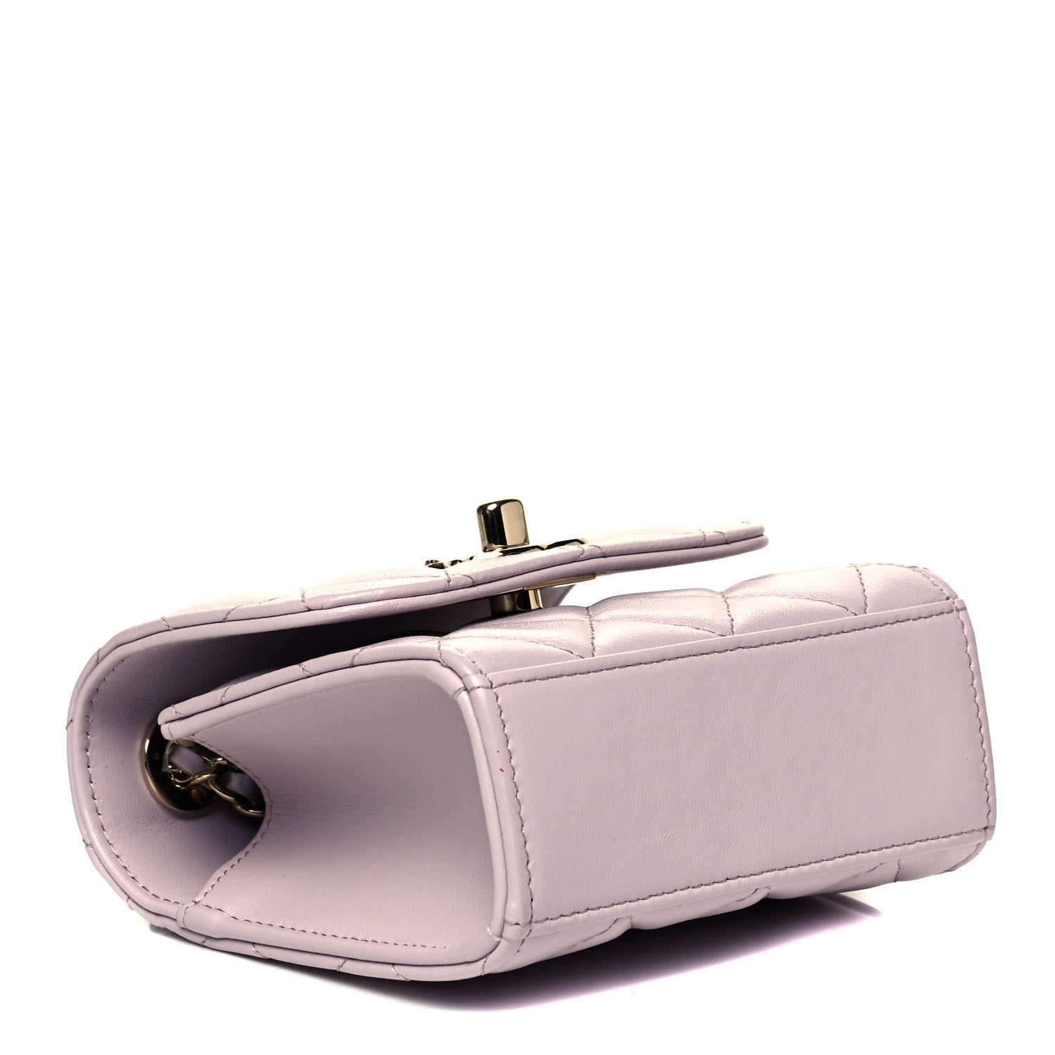 Chanel Lambskin Quilted Mini Trendy CC Clutch With Chain Light Pink 4 of 9