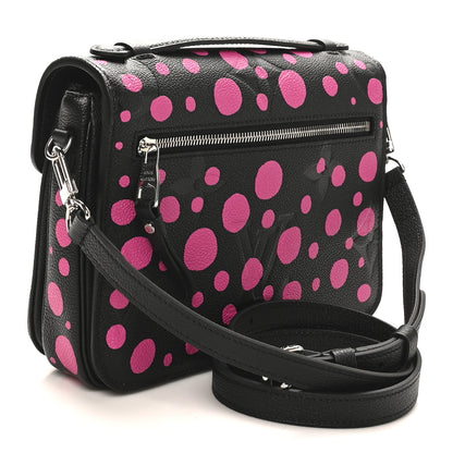 Louis Vuitton LV x YK Empreinte Monogram Giant Pochette Metis Black Fuchsia 3 of 9