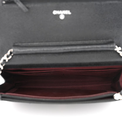 Chanel Caviar Quilted Wallet On Chain WOC Black 5 of 13