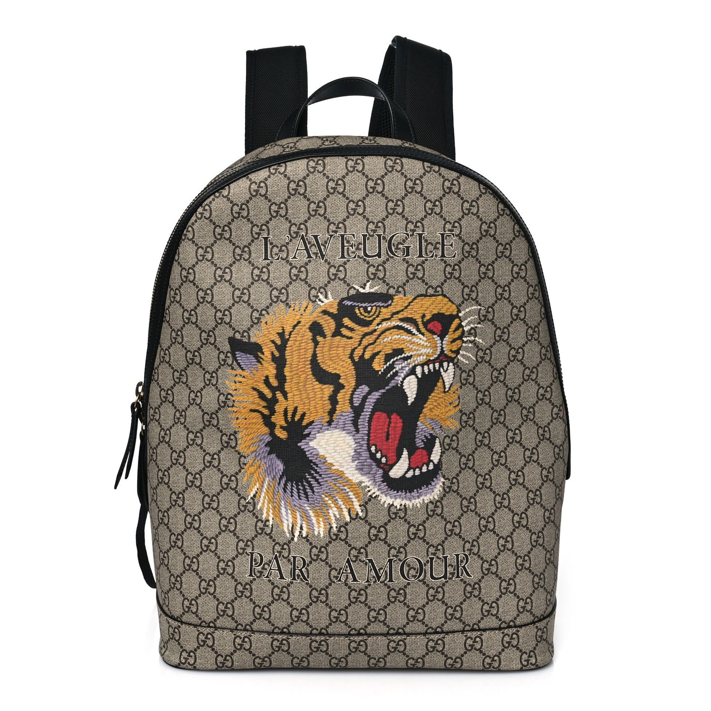 GG Supreme Monogram L'Aveugle Par Amour Print Dome Backpack