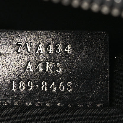 Fendi Vitello Century Bi-Color FF 1974 Embossed Belt Bag Maya Black 7 of 10