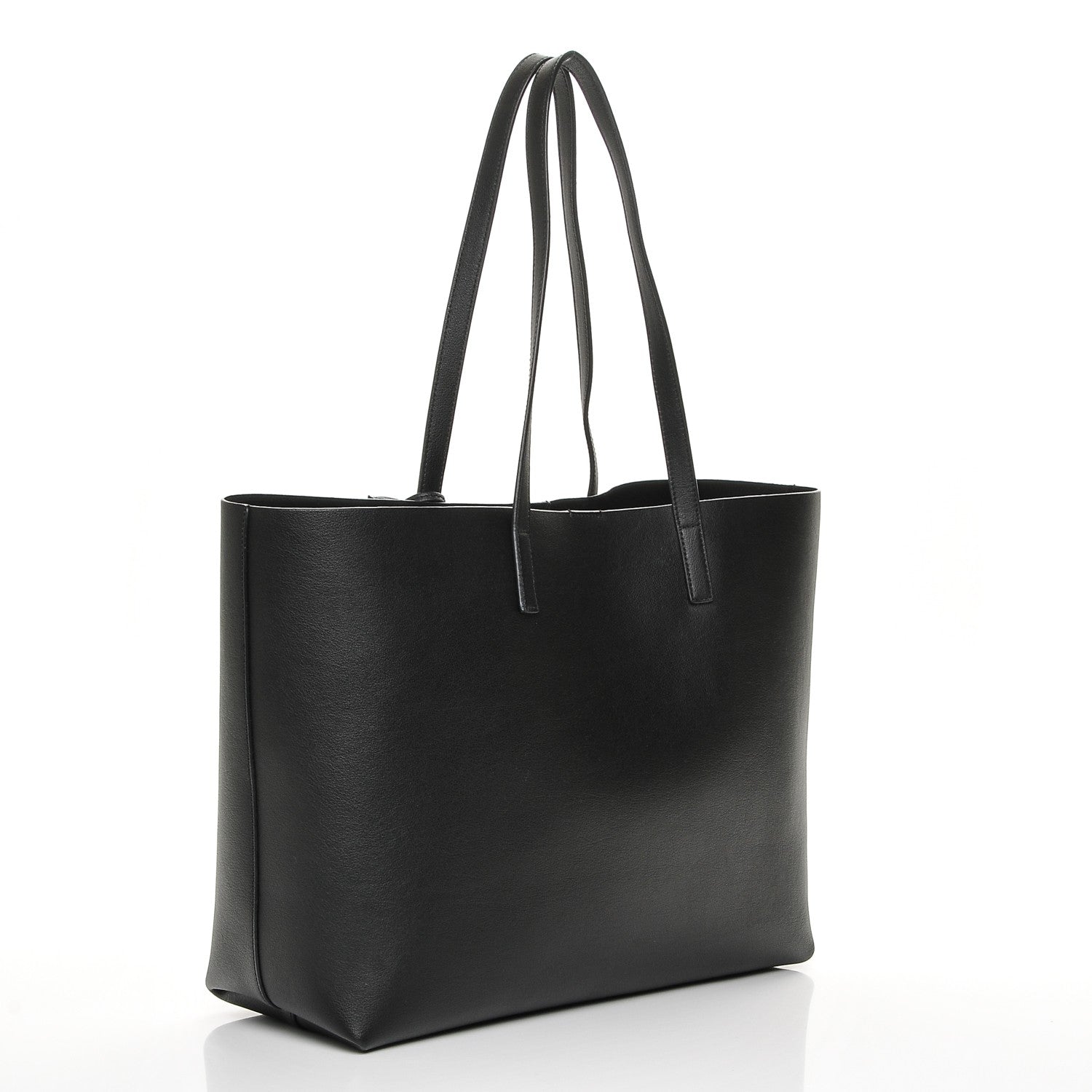 Saint Laurent Calfskin Large Shopping Tote Black 4 of 7