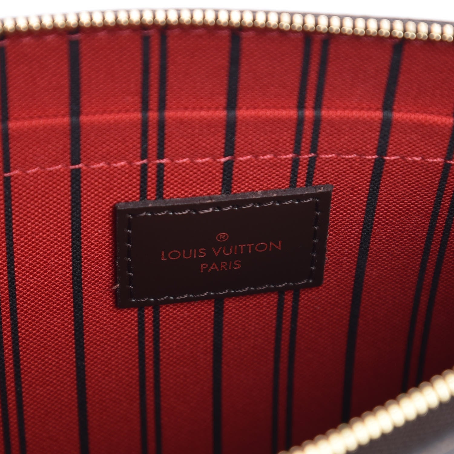 Louis Vuitton Damier Ebene Neverfull MM GM Pochette 6 of 8