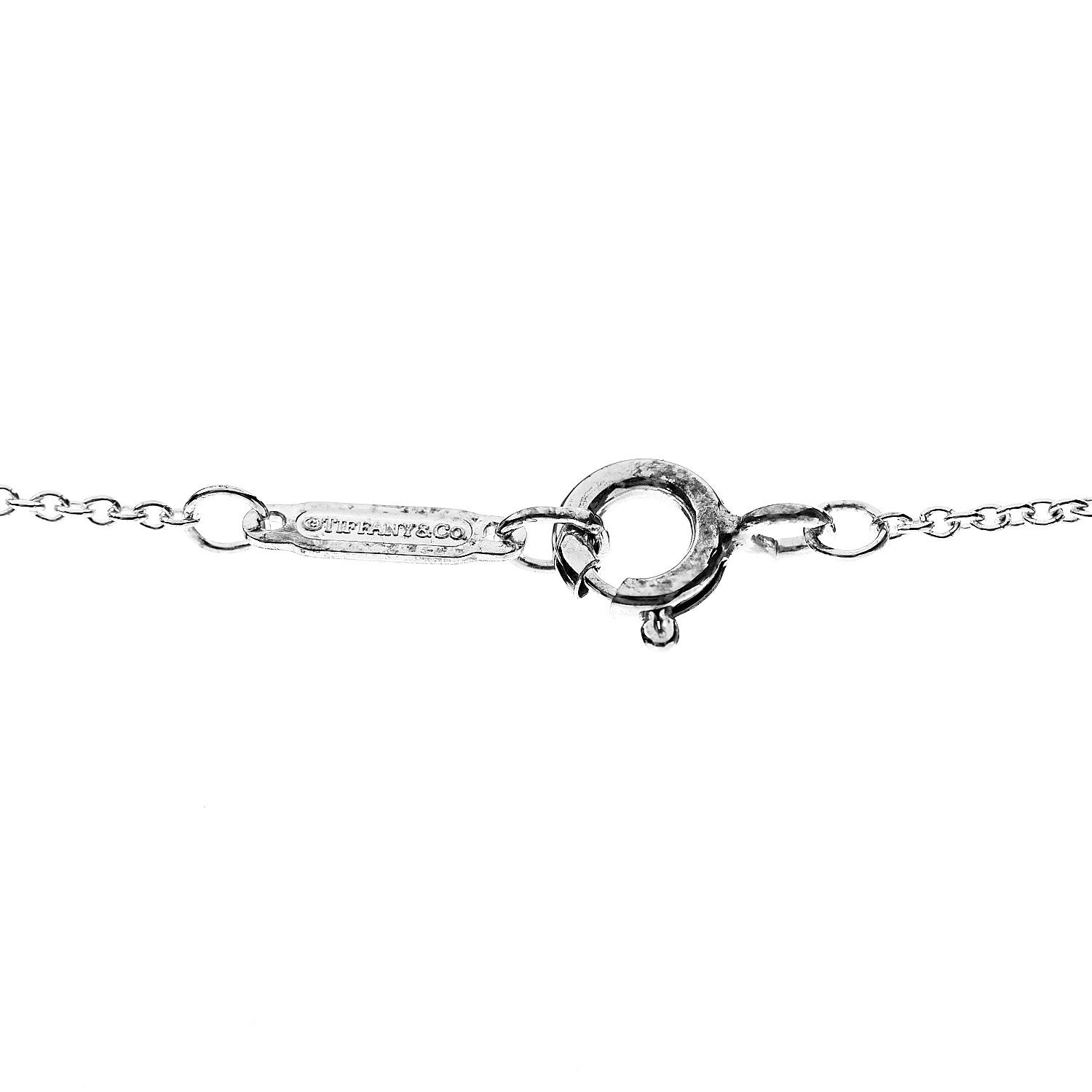 Tiffany Sterling Silver Nike Women's 2015 Marathon Pendant Necklace 4 of 5