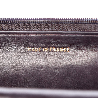 Chanel Caviar Timeless CC Wallet On Chain WOC Dark Brown 8 of 16