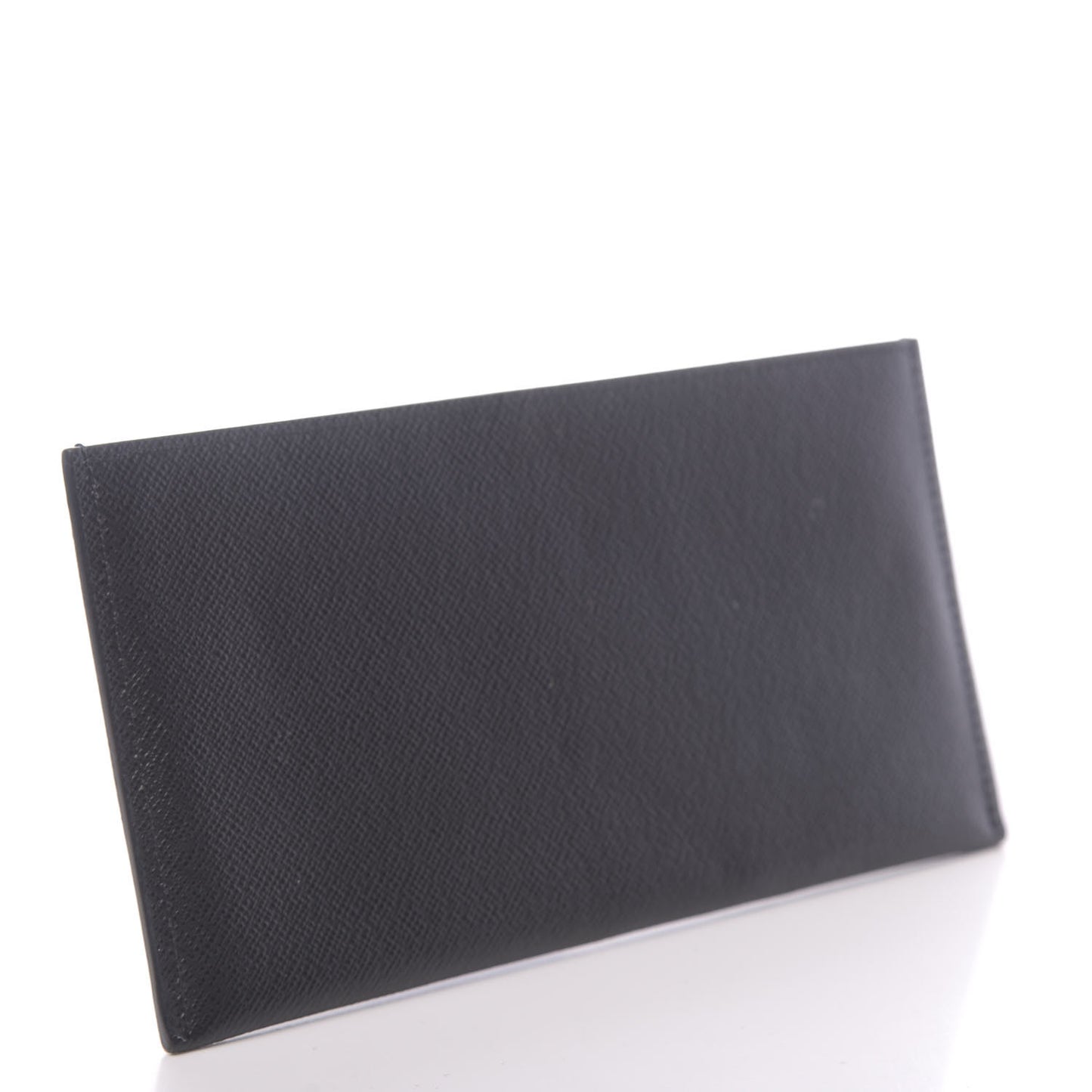 Calfskin Felicie Chain Wallet Card Holder Insert Black