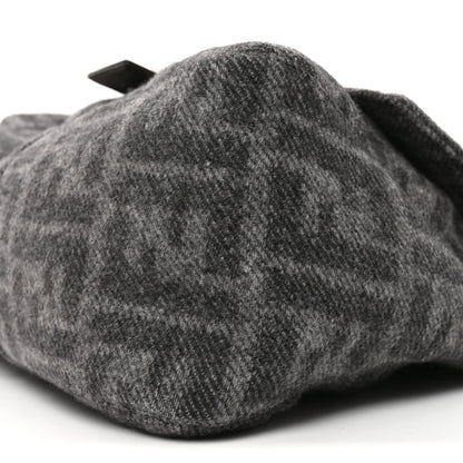 Fendi Wool Zucca Mama Baguette Grey 10 of 10