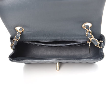 Chanel Caviar Quilted Mini Rectangular Flap Dark Grey 5 of 10