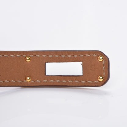 Hermes Epsom Kelly Double Tour Bracelet S Orange 5 of 6