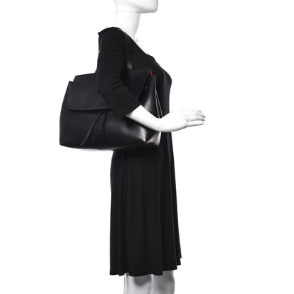 Mansur Gavriel Calfskin Lady Bag Black Flamma 3 of 26