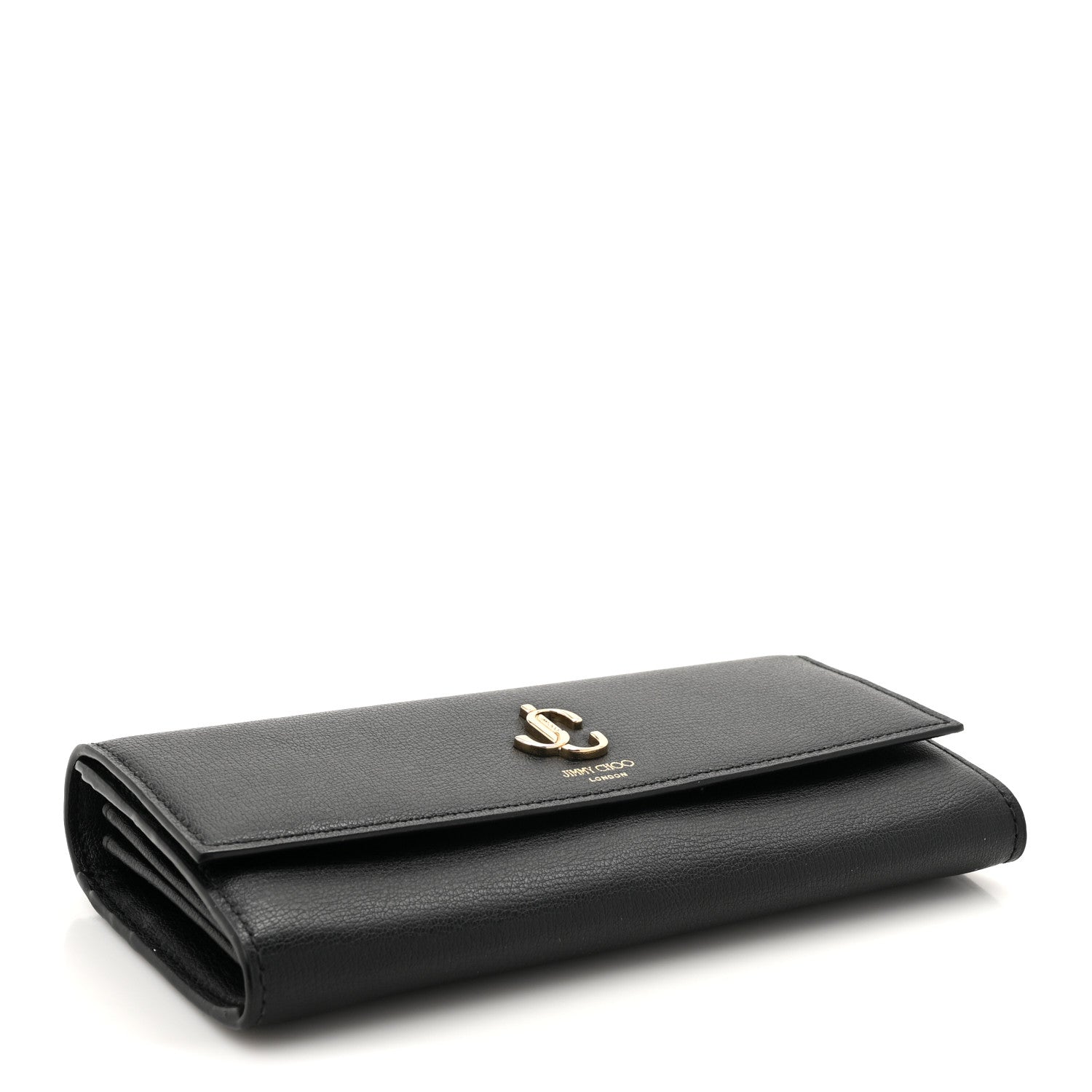 Jimmy Choo Grainy Calfskin Martina Continental Wallet Black 3 of 6