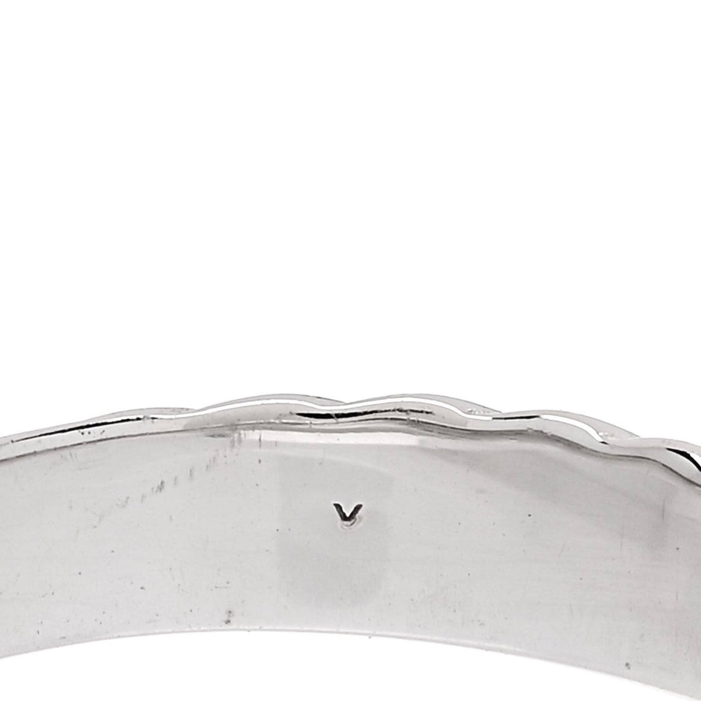 Sterling Silver Diamond 5mm Crossover Ring 57 8
