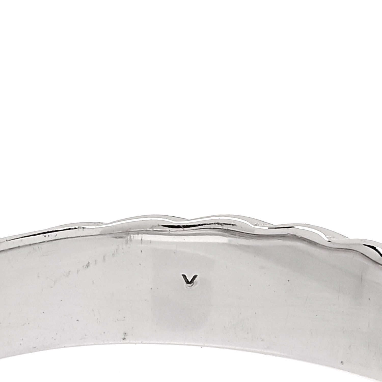 David Yurman Sterling Silver Diamond 5mm Crossover Ring 57 8 5 of 5
