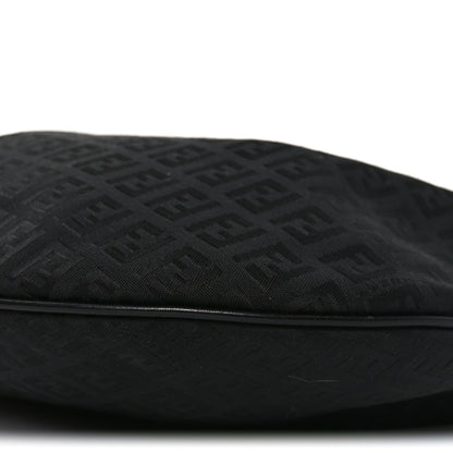 Fendi Zucchino Vitello Medium Chef Hobo Black 9 of 9