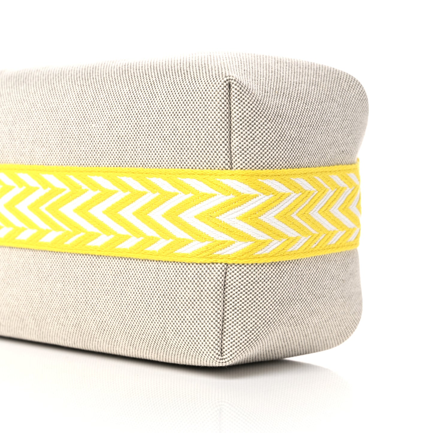 Canvas Small Bride-A-Brac Pouch Natural Jaune Citron