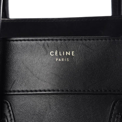 Celine Smooth Calfskin Small Luggage Black 6 of 20