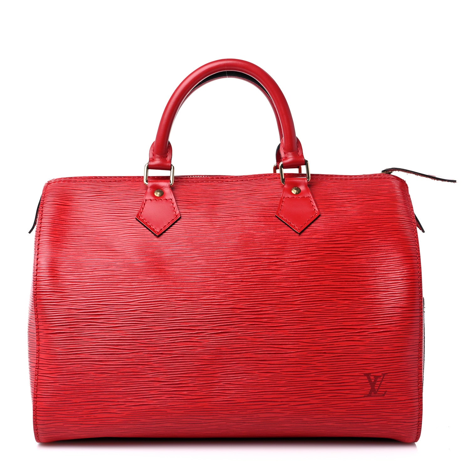 Louis Vuitton Epi Speedy 30 Castillan Red 1 of 14