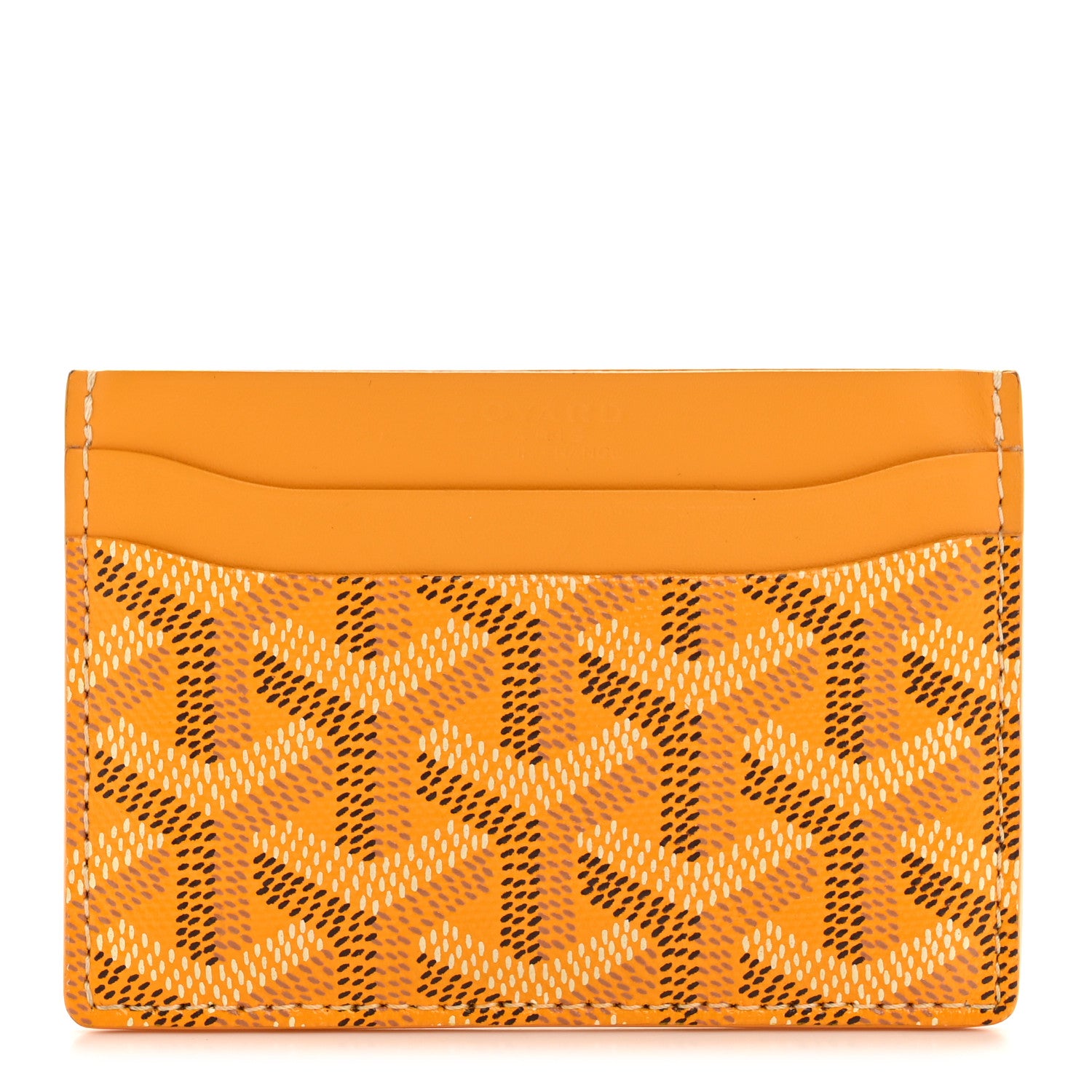 Goyard Goyardine Saint Sulpice Card Holder Yellow 1 of 10
