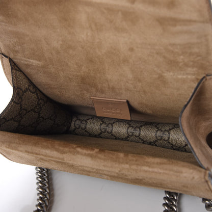 Gucci GG Supreme Monogram Mini Dionysus Shoulder Bag Taupe 5 of 8
