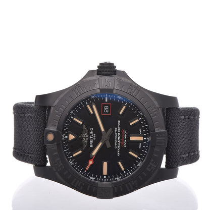 Breitling Titanium Nylon 45mm Avenger GMT Night Mission Automatic Watch Black V1731110 3 of 8