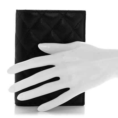 Chanel Caviar Quilted Passport Holder Black 2 of 8