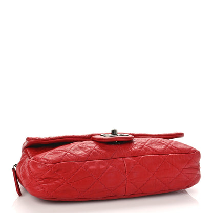 Chanel Sheepskin Quilted Medium Easy Flap Red 4 of 9