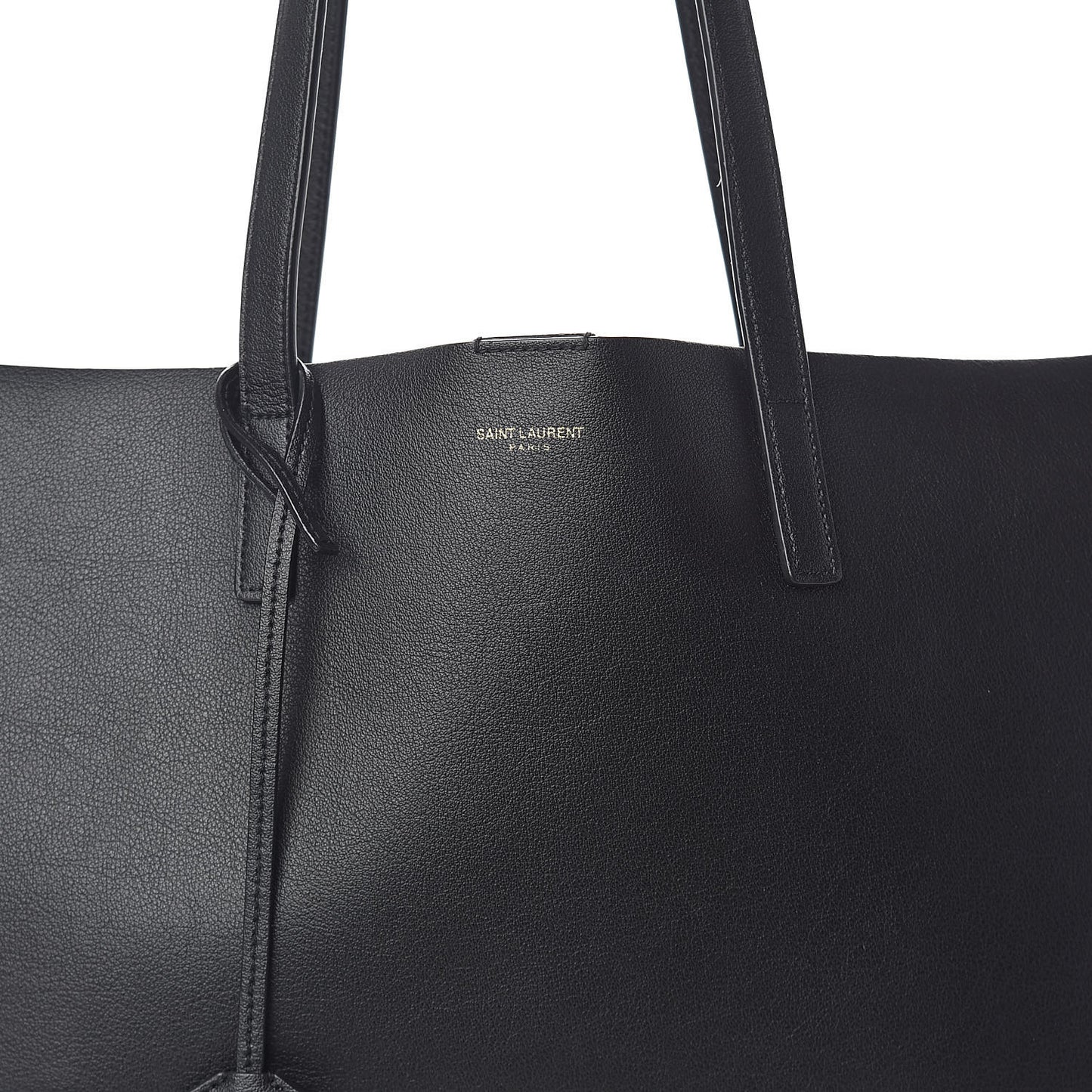 Calfskin Large Shopping Tote Black