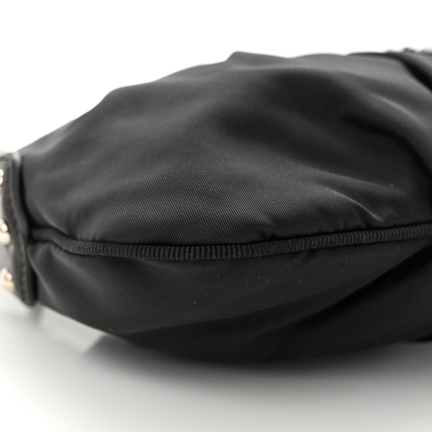 Prada Tessuto Nylon Beaded Bag Black 10 of 10