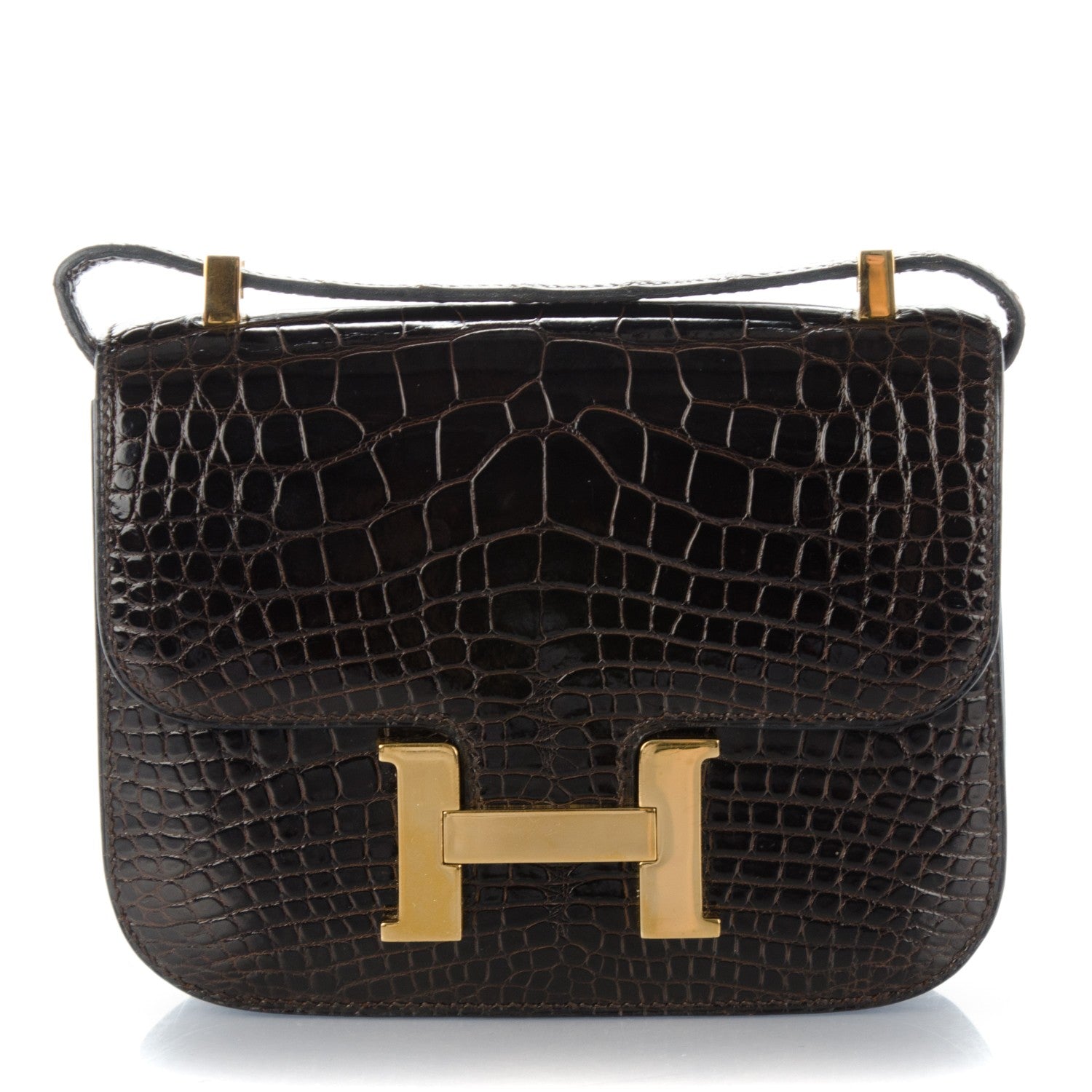 Hermes Shiny Alligator Micro Constance 14 Ebene 1 of 8