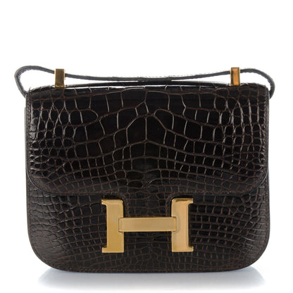 Hermes Shiny Alligator Micro Constance 14 Ebene 1 of 8