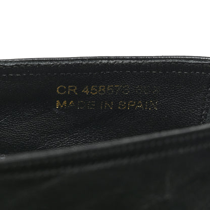 Saint Laurent Lambskin Monogram Espadrilles 36.5 Black 6 of 9