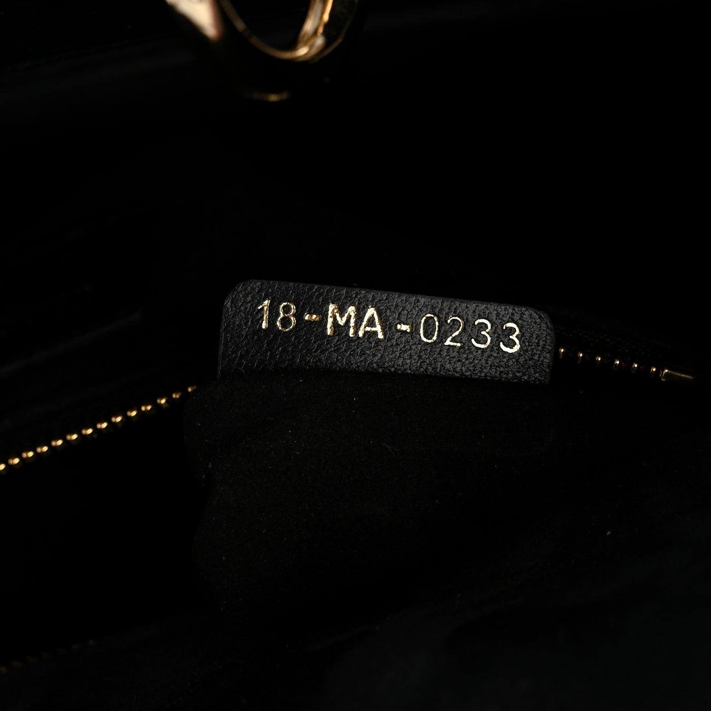 Lambskin Cannage Medium Lady Dior Black
