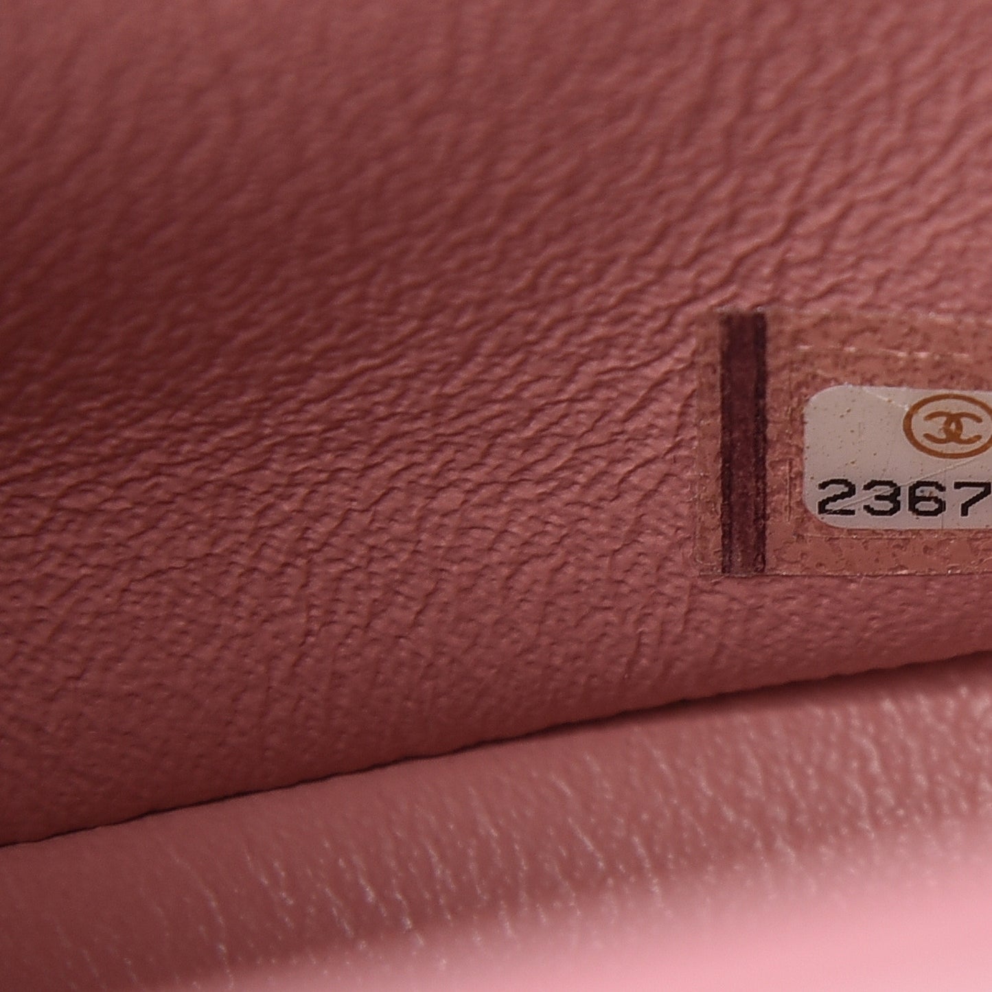 Lambskin Quilted Mini Square Flap Pink