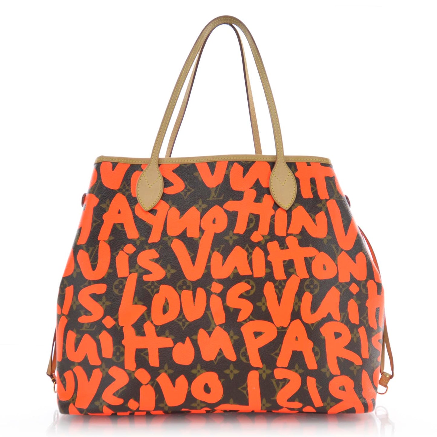 Monogram Graffiti Neverfull GM Orange