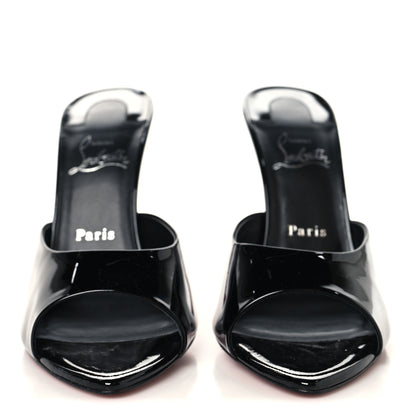Christian Louboutin Patent Miss Z 100 Mule 41 Lin Black 3 of 10
