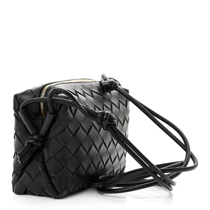 Bottega Veneta Nappa Intrecciato Mini Loop Camera Bag Black 3 of 9