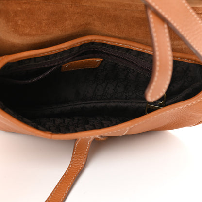 Christian Dior Calfskin Saddle Bag Tan 5 of 11
