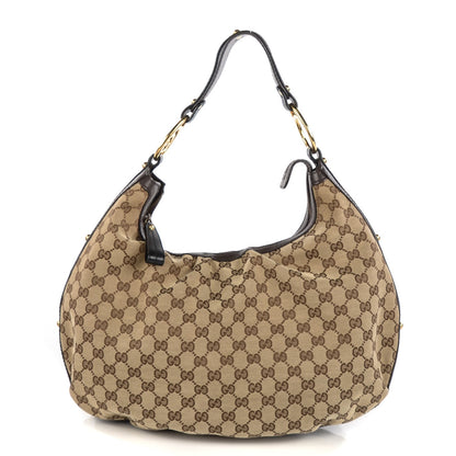Gucci Monogram Medium Interlocking Hobo Dark Brown 1 of 6