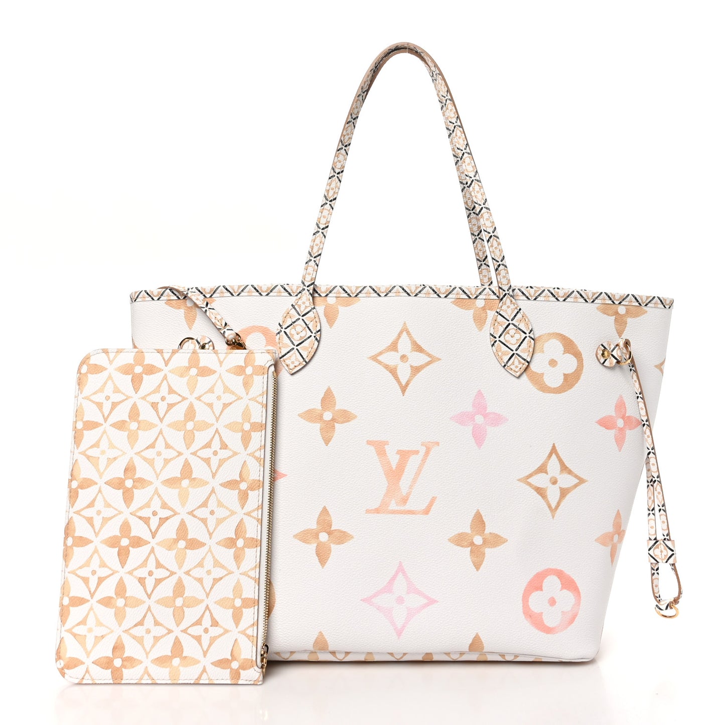 Monogram Giant By The Pool 2.0 Neverfull MM Beige