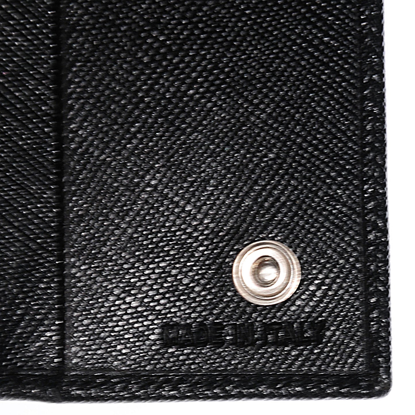 Saffiano Metal 6 Key Holder Black