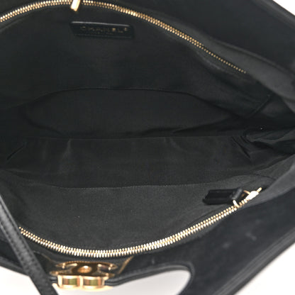 Chanel Lambskin Quilted Large 31 Shopping Bag Black 5 of 14