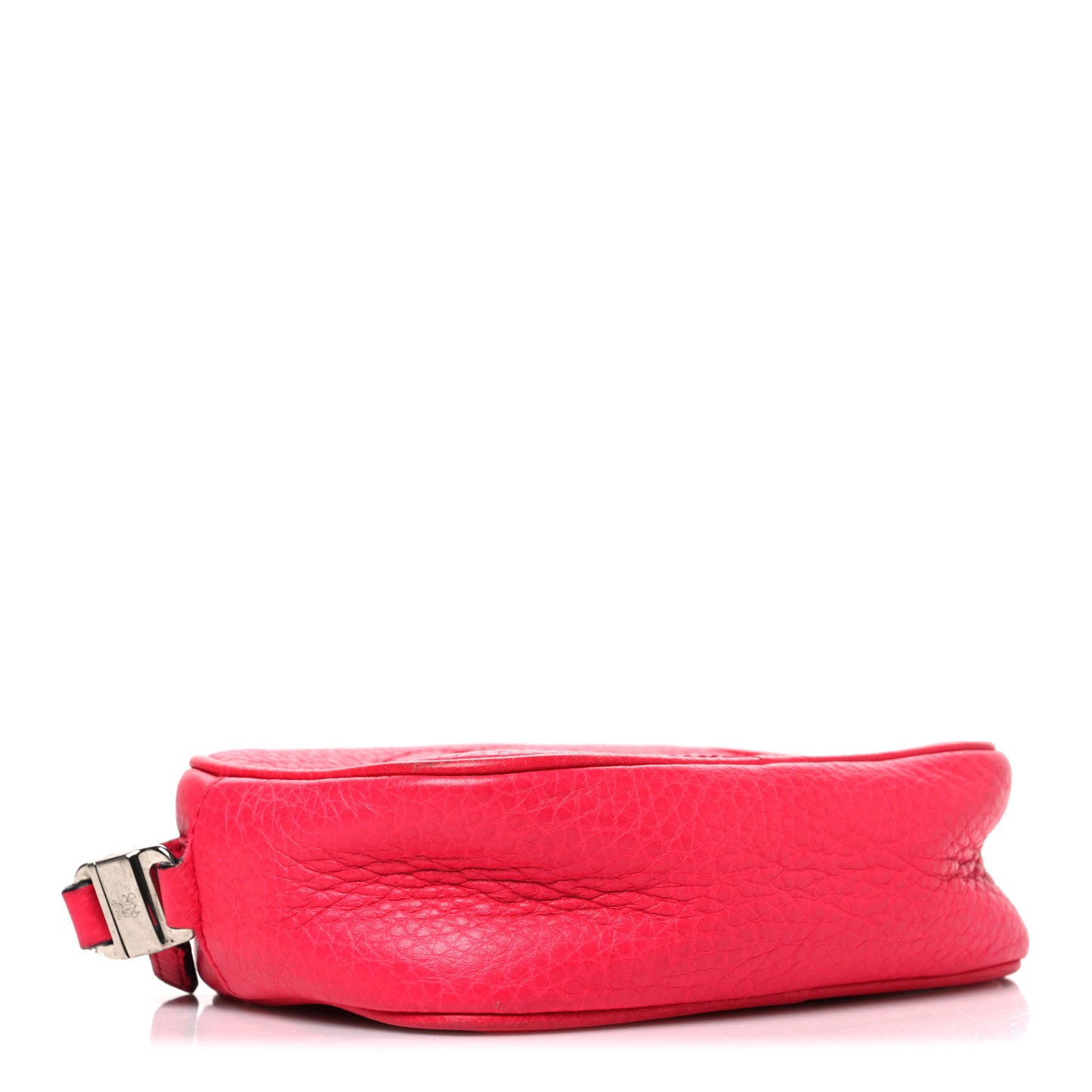 Pebbled Calfskin Children's Mini Soho Disco Messenger Bag Pink