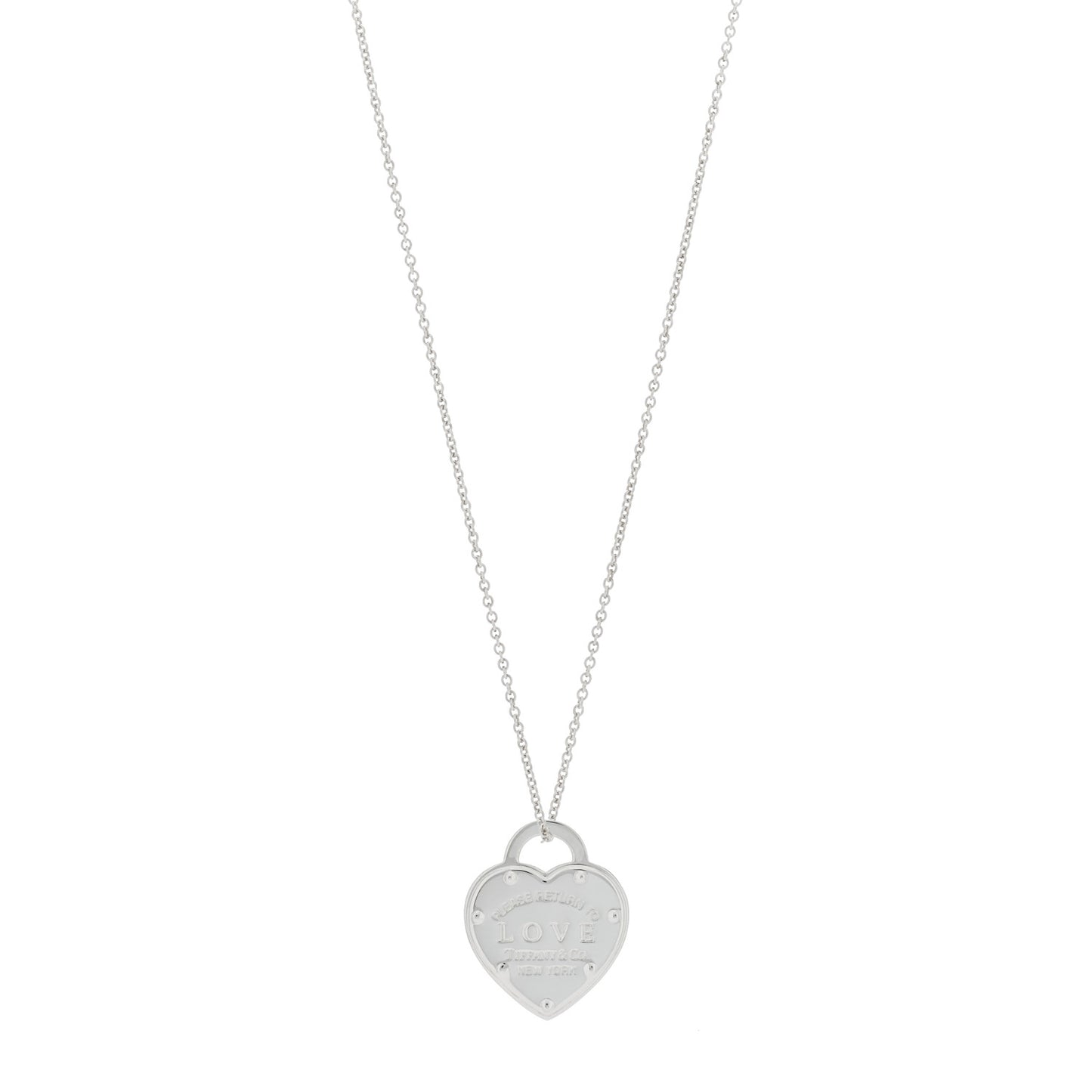 Sterling Silver Return To Tiffany Love Pendant Necklace