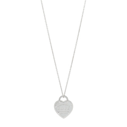 Tiffany Sterling Silver Return To Tiffany Love Pendant Necklace 1 of 6