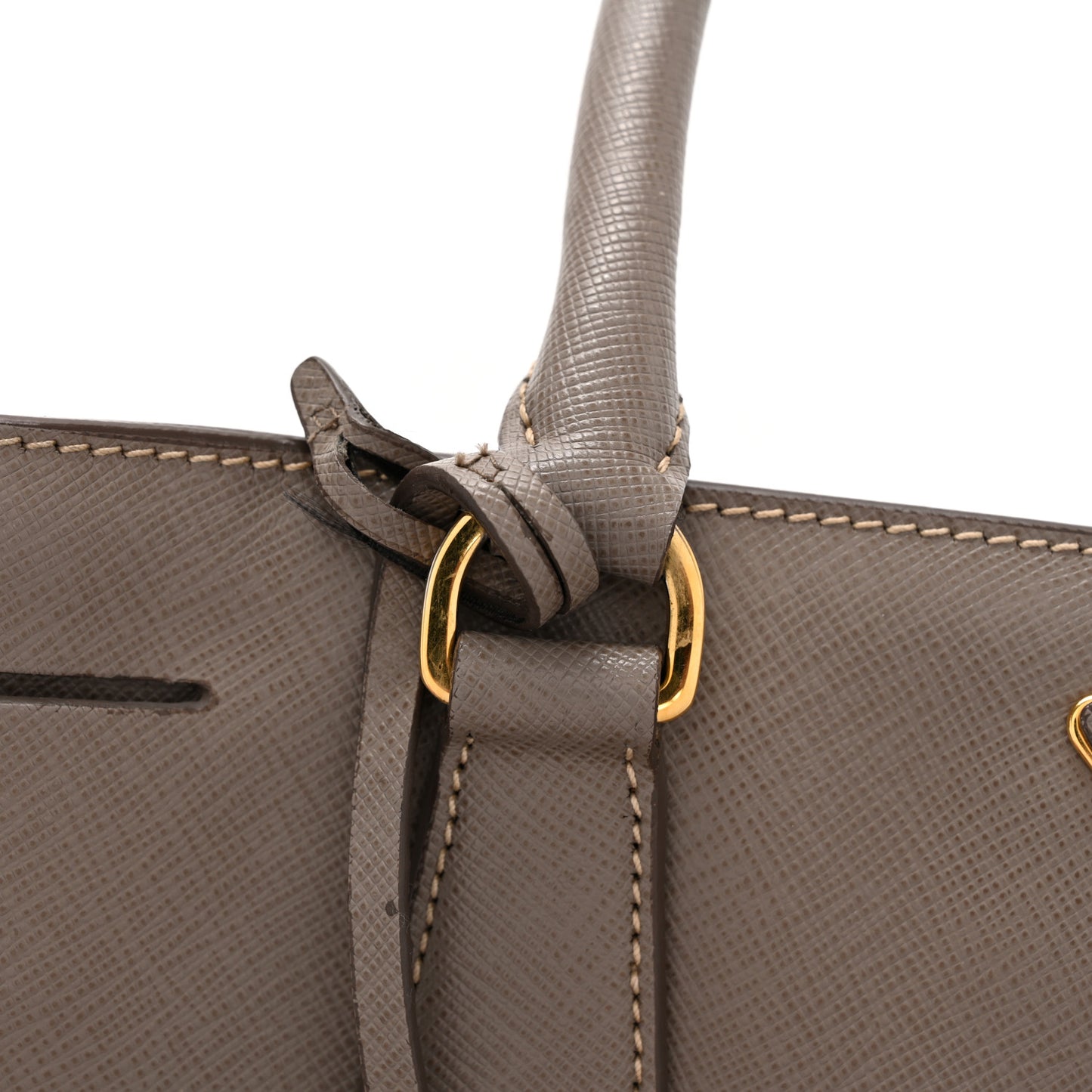 Saffiano Lux Medium Tote Argilla