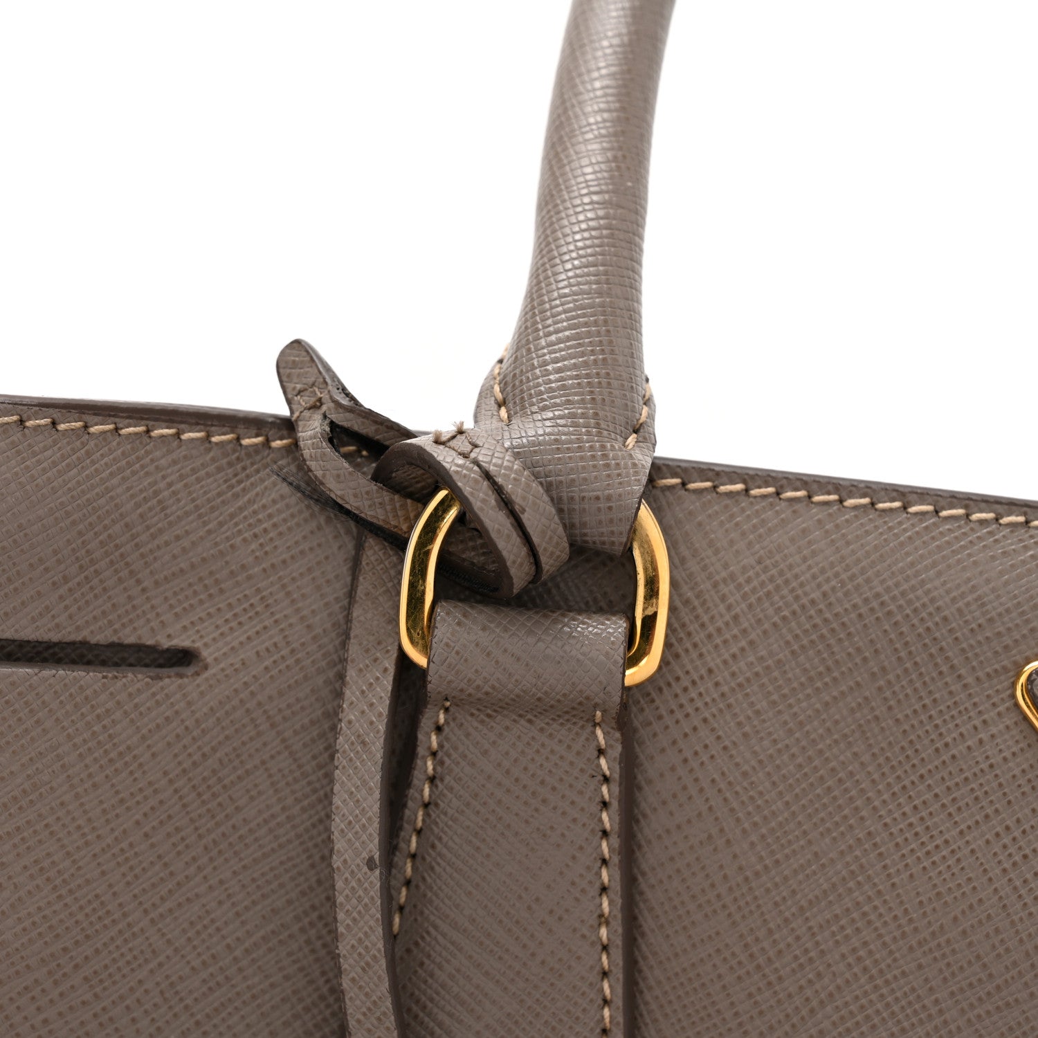 Prada Saffiano Lux Medium Tote Argilla 12 of 13