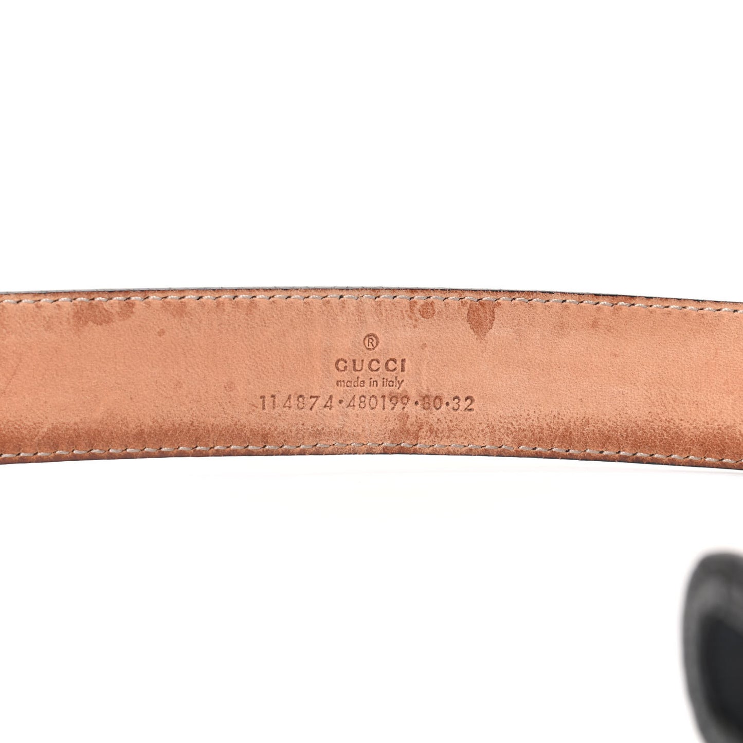 Monogram Interlocking G Belt 80 32 Black