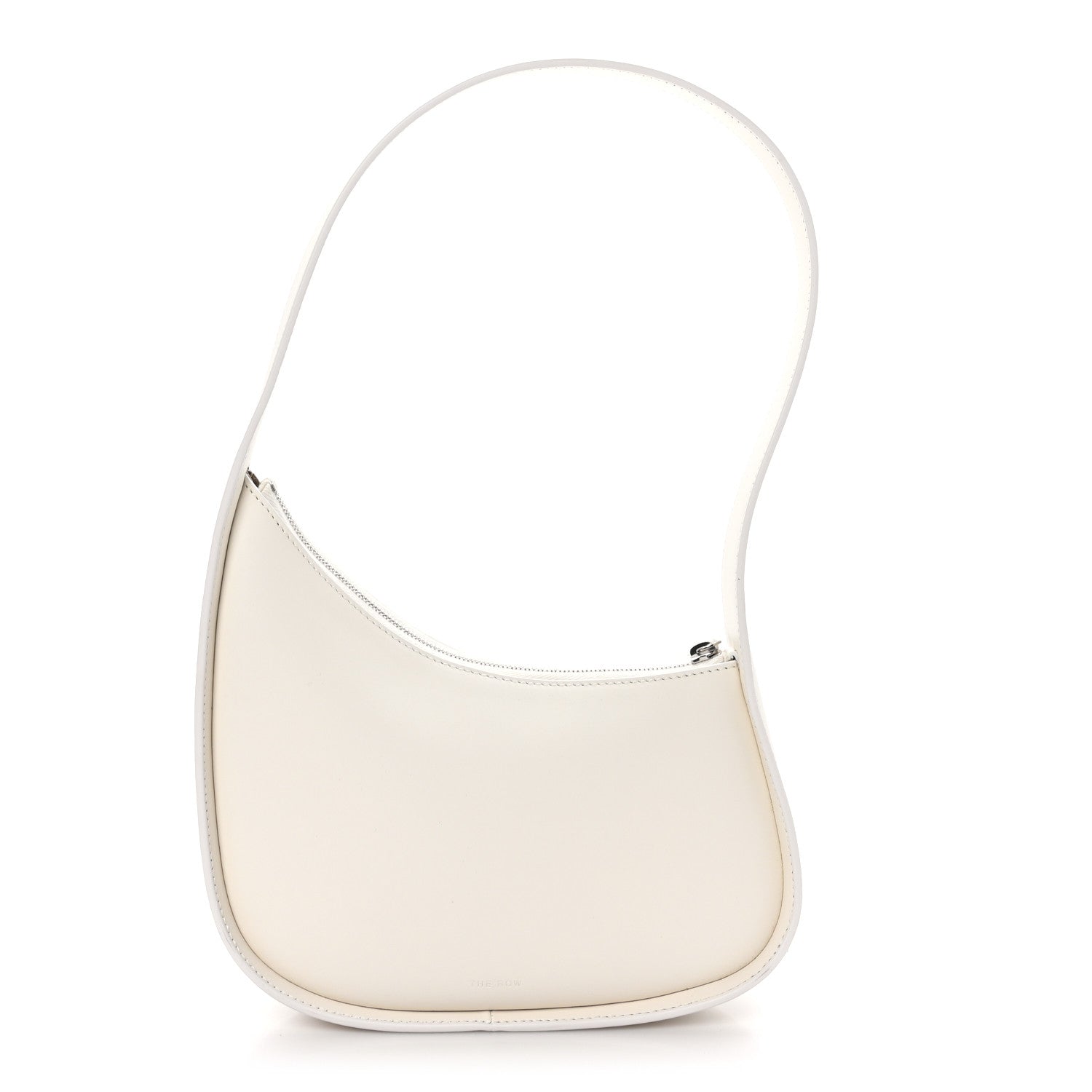 The Row Smooth Calfskin Half Moon Shoulder Bag New Ivory 1 of 9